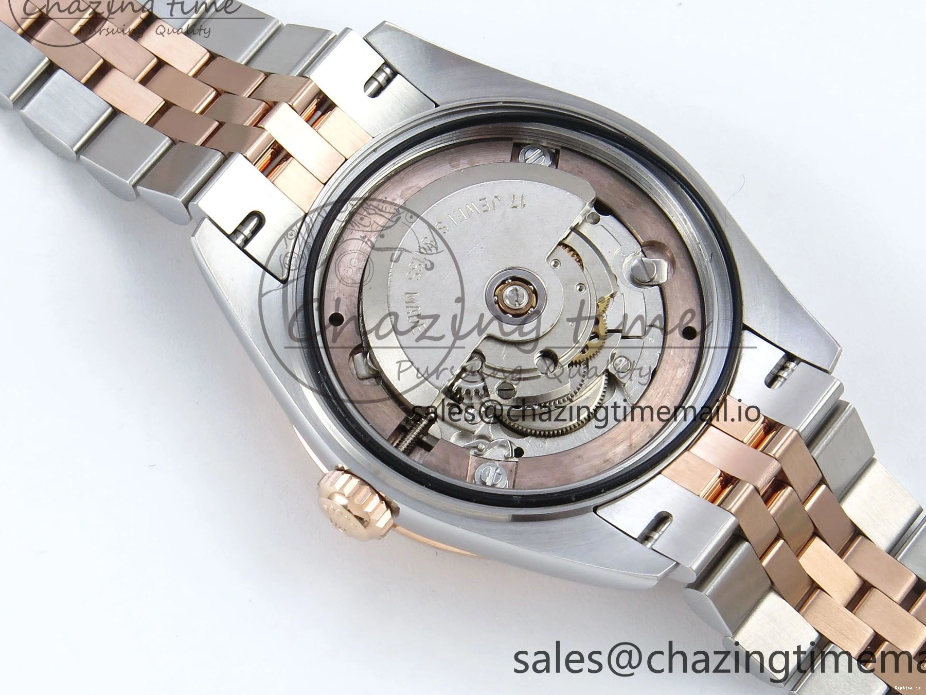 0106 StreetReady DateJust 31 278271 ARF 1:1 Best Edition 904L Steel Gray Roman Diamonds Dial on SS RG Jubilee Bracelet ETA 516